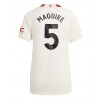 Camiseta Manchester United Harry Maguire #5 Tercera Equipación Replica 2023-24 para mujer mangas cortas